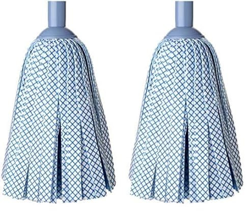 TATAY Franges de Balai Absorbantes Synthétique Bleu (Lot de 2)