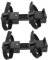 Toyvian 1 Paar Anti-Fall-Skates Mädchen Für Einstellbar Knöchel Kleinkinder Unterstützung Schlittschuhe Skaten Bindung Plastik Black