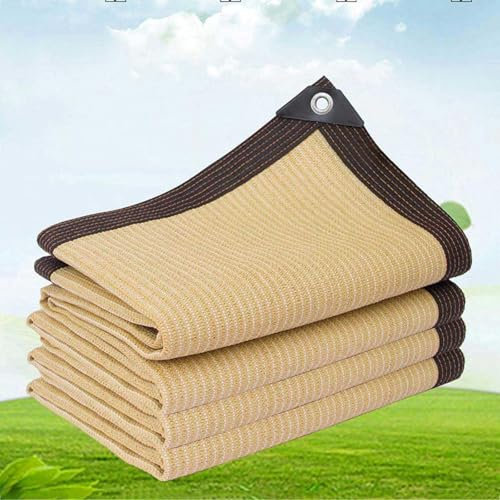 PanHuiWen Voiles D'Ombrage Toile D'Ombrage Toile D'Ombrage 4x4 Taupe Voile D Ombrage Impermeable Rectangle pour Serre Jardin Pergola,4x4m
