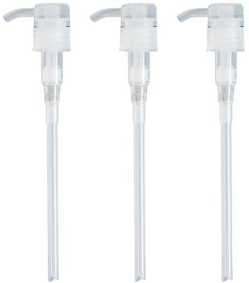Weilin 3 Pcs Pump Bottle Dispenser, Dispenser Bottle with Shampoo Pump for Conditioner Size 1 Litre, 1000ml, 750ml, 500ml