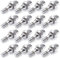 Bulloni Antifurto per Ruote, Bulloni Ruota 4 / 16pcs M12x1.25 17mm Auto Alluminio Chrome Wheel Bullons Kit Dadi Uso adatto per Peugeot 1007 206 207 406 407 607 2000-2008(16PCS)
