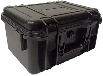 ABS-Werkzeugkasten, wasserdichter Hartschalenkoffer, großer Kunststoffkoffer, stoßfester Sicherheitswerkzeugkasten for Mechaniker, Koffer, Werkzeugaufbewahrungsbox Flugkoffer schwerlast(420x360x120mm)