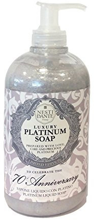 Nesti Dante Luxury 70th Anniv. Platinum (Liquid Soap/Flüssigseife 500 ml, Unisex, für alle Hauttypen geeignet) 661213