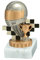 RaRu Motorsport-Pokal mit Wunschgravur und Resin-Klebefigur