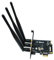LeHang BCM943224PCIEBT2 / bcm94360CS2 / BCM943602CS WiFi + Bluetooth 4.0-Karte auf PCI-E x1-Adapter für PC/Hackintosh