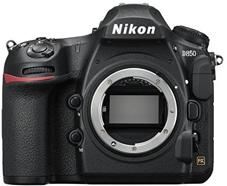 Nikon D850 Professional 45.4MP DSLR Camera FX CMOS Sensor 4K/UHD Full Frame Video, EXPEED 5, Black
