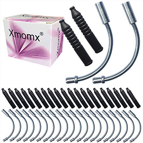 Xmomx 20 PCs 110° Liner V Brake Noodle Cable Guide Pipe Rubber Boot Bicycle Cycling Set