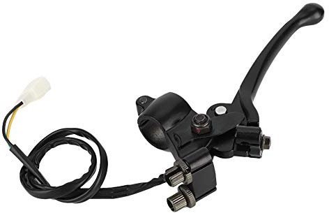 Hlyjoon 1 Pc Moto Bremsstange mit Kabel Kupplungshebel 22mm 7/8in Motorrad Doppelbremse Lenker Aluminiumlegierung Fit für 49cc 50cc 70cc 90cc 110cc 4 Wheeler Quad Motorrad ATV