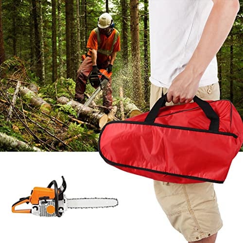 Duokon Chainsaw Carrying Bag, Oxford Fabric Portable Chain Saw Case Full Storage Bag for 12in 14in 16in Chain Saw