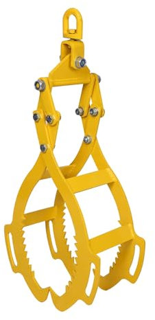 Pinza forestal para elevar troncos de hasta 620 mm fuerza de tracción 1200 kg 4 ganchos de sujeción