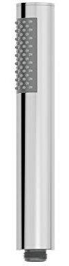 Architeckt® Universal Bath Shower Handheld Pencil Handset Head Round Single Spray Function Modern Bathroom Handsets for Showers, Chrome