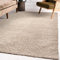Impression Wohnzimmerteppich - Hochwertiger Öko-Tex zertifizierter Flächenteppich - Solid Color Teppich Beige - Größe 200x290