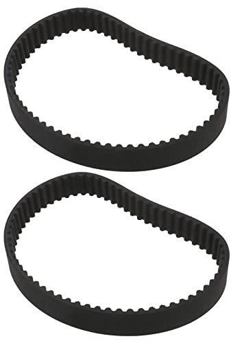 Be In Your Mind 2PCS Industry Rubber Synchronous Drive Belt Toothed Belt HTD330-5M-14 for Scarifier 330mm Circumference 66-Teeth 5mm Tooth Pitch 14mm Width Closed Loop Black