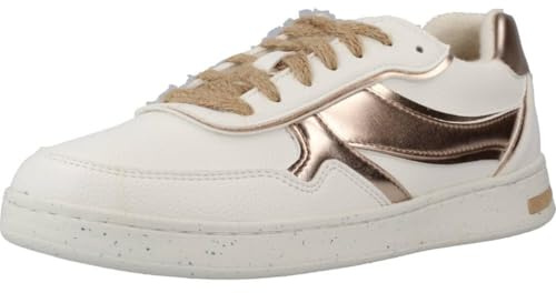 Geox Damen D Jaysen G Sneakers, White Rose Gold, 40 EU