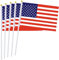 Drapeau Américain 50 pieces Petit Drapeau Coupe du Monde Fan Acclamant Drapeau 14 * 21cm Mini Bannière Américain World Cup American flag