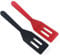 2 Pack Mini Brownie Serving Spatula Cookie Spatula Slotted Spatula Flexible Silicone Turner Heat-Resistant Flipper Nonstick Slotted Spatula for Fish, Eggs, Pancakes, Wok