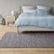 URBANARA Woll-Teppich Ravi Mix 140x240 cm, Anthrazit Grau - Handgewebt, Skandinavisches Landhaus Design mit grober Struktur, Wohnzimmer Esszimmer Schlafzimmer, 70% Schurwolle