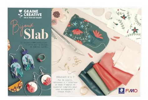 Schmuck aus Polymerpaste herstellen - Slab-Technik