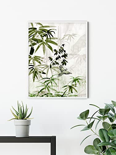 Komar Wandbild - Bamboo Forest - Größe: 50 x 70 cm - Poster, Kunstdruck, Dekoration, Wohnzimmer, Schlafzimmer (ohne Rahmen)