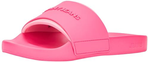 Tommy Jeans TJW Pool Slide Seasonal EN0EN02432, Ciabatta Donna, Rosa (Pink Alert), 37 EU