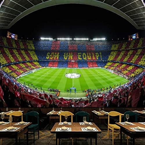 World Famous Football Club Barcelona Football Stadium Photo Wallpaper Modern Bar Restaurant Industrial Decor Mural Wall Paper 3D 480cm(W) x290cm(H)