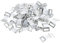 Benda Elastica Clip, Gancio Fibbia Elastica, Ganci di Fissaggio Clip di Fissaggio, Stretch Metal Clips, Clip Elastiche per Bendaggi Elastici di Garza per Vari Tipi Fasciature, Bianco, 20 Pezzi