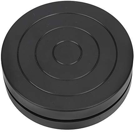 Dekaim Plataforma giratoria de cerámica, Plataforma giratoria de cerámica (11,5 cm), Plataforma giratoria de plástico de Doble Cara de 360 °, Escultura de enseñanza de Arte, cerámica de Bricolaje