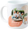 Smartphoto Mug personnalisé - Avec photo en céramique - Cadeaux pour la fête des pères, des mères, la Saint-Valentin, Noël et les anniversaires - Blanc