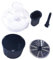Miscelatore da cucina Accessori Frullatore Lavorazione Verdure Formaggio Affettatrice Cutter Grattugia Attacco Adatto per Bimby TM5 TM6 Cutter Set Sicuro da usare Parti rimovibili Appassionati di