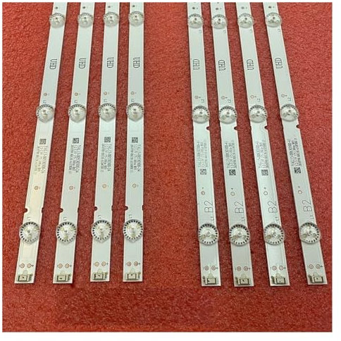Bande de rétro-éclairage LED, for LG PTV55U21 55UJ620Y 55LJ5400 55UJ6200 55UJ6000 55LJ620V 55UJ620V-ZA RF-AZ550E30-0601B-12 0501A 55U5A11T (Color : Kit 8pcs For 1 TV)