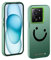 TAUYN Funda para Xiaomi 13T/Xiaomi 13T Pro, Cara Sonriente Patrón Diseño Carcasa, PC Ultradelgado Anti-choques Protección Case, Verde