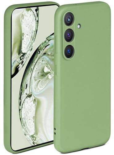 ONEFLOW Soft Case für Samsung Galaxy S24 Hülle aus Silikon mit Kameraschutz, Silikonhülle mit erhöhtem Schutz fürs Display, Backcover Schutzhülle, weiche Handyhülle, Grün