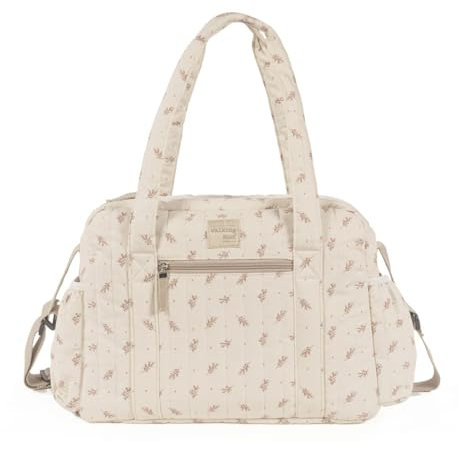 Walking Mum - Borsa fasciatoio, colore: rosa, Beige/Rosa e Beige/Verde, L