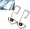 Scheibenwischerarm-Druckfederverstärker, Zusatz-Wischerarm-Druckfedersatz, Scheibenwischer-Spannfeder, Verbesserung der Wischerleistung, einfache Installation (2pcs)