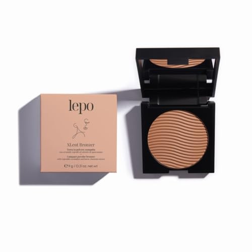 LEPO | Xlent Bronzer, Kompakterde Nr. 11, mit pflanzlichen Ceramiden und Rosskastanie-Extrakt für einen sanft strahlenden und natürlichen gebräunten Look