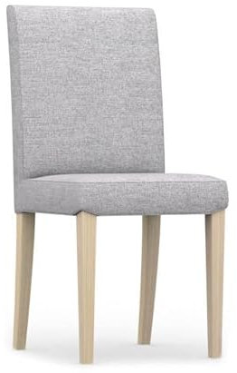 comfortly Bezug für Henriksdal Stuhl - Standardmodell in regulärer Größe - Strapazierfähiger Ersatzbezug aus 100% Polyester (Heavy Duty-Stoff) (Graue Farbe)