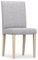comfortly Bezug für Henriksdal Stuhl - Standardmodell in regulärer Größe - Strapazierfähiger Ersatzbezug aus 100% Polyester (Heavy Duty-Stoff) (Graue Farbe)