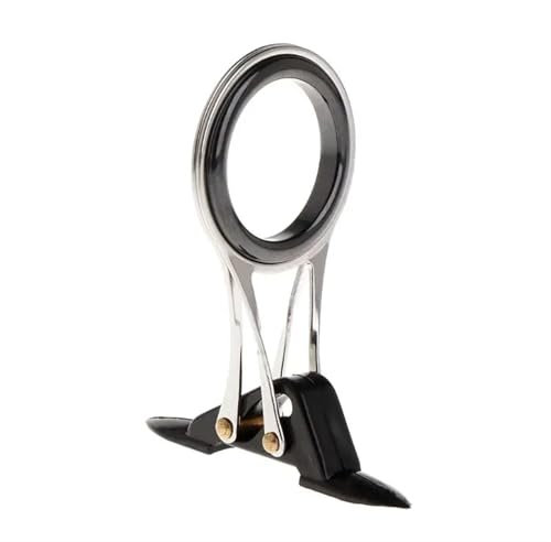 XPJYUA Angelrutenführung Rutenring Set Führungsring Angelrute Pole Line Guides Top Ringe Klappbare Edelstahl Teleskop DIY Auge Ring Reparatur Kit Tackle(30)