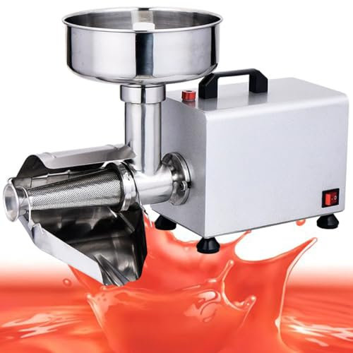 Fresatrice per pomodori, filtro elettrico per pomodoro da 370 W, pressa per pomodoro in acciaio inossidabile per salsa, spremiagrumi per frutta 90-160 kg/h - automatica