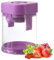 Trancheuse à fraises – Coupe-tomates cerises, coupe raisins légers avec large ouverture, accessoire de cuisine unique polyvalent pour la préparation des repas en acier inoxydable pour fraises