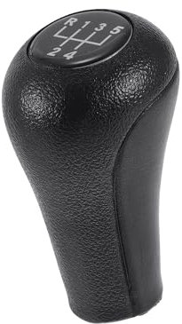 REPAIROCK 5-Gang-Schaltknauf, manueller Schalthebelknauf, für BMW 3er-Serie E30 E36 E46 1983–2005, Kunststoff, schwarz, 1 Stück Auto-Ersatzteile