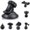 Car Suction Cup for Dash Cam Holder with 6 Types Adapter HOMREE 360 Degree Angle Car Mount for Driving DVR Camera Camcorder GPS Action Cameras