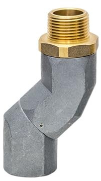 EALRIDV Kraftstoffschlauch Drehgelenk 3/4 NPT Kraftstoff Transfer Schlauchverbinder 360° drehbar für Zapfpistole Zinklegierung Einfache Installation (3-4inch)