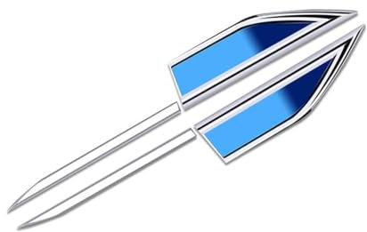 SANQIUTOU Auto Emblem Aufkleber, Abzeichen Dekoration für Audi Q5 FY 2018-2022 2023, Frontgrill Karosserie Kofferraum Dekoration Logo, Autoaufkleber Tuning,B