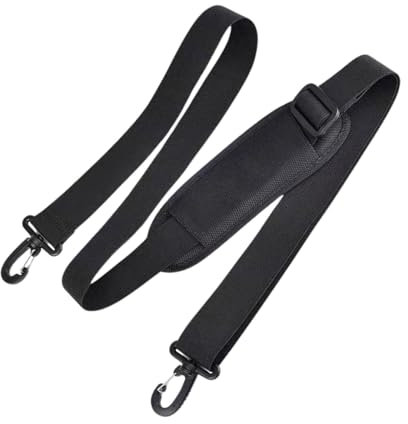 Lyivisk Universal Schultergurt für Taschen 90 bis 160 cm verstellbar mit Schulterpolster 38 mm Breite Ersatzriemen für Laptoptasche Reisetasche Sporttasche Umhängetasche Tragegurt strap
