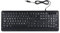 SELVFZ Teclado de computadora de impresión grande, iluminación ajustable, adecuado para PC, retroiluminación ajustable, teclado ABS