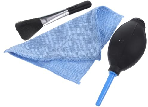 EPIGEIST Silicon Luftbläser Kamera Staubentferner mit Langem Mundstück und Mikrofaser Reinigungstuch Weicher Blasebalg für Kamera Sensor und Tastatur Langlebiger Kompakter Silikon