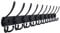 Dseap Garderobenleiste mit 10 haken, schwerlast 96cm Lang garderobenhaken, edelstahl wandgarderobe, kleiderhaken wand, hakenleiste garderobe für mantel hut handtuch handtasche,schwarz