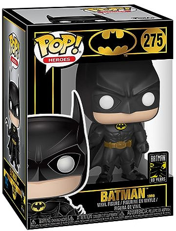 Funko Pop! Heroes: Batman 80th - Batman - (1989) - DC Comics- Figura in Vinile da Collezione - Idea Regalo - Merchandising Ufficiale - Giocattoli per Bambini e Adulti - Comic Books Fans