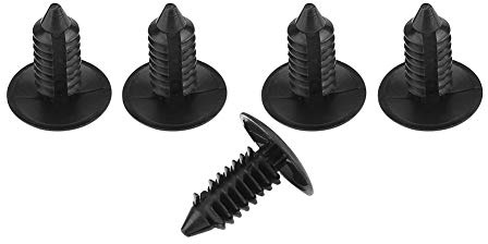Yctze Rivet Clips Plastique Voiture pour Rivet Plastique pour Clips de Rivet de Fixation 100pcs Garniture de Porte de Voiture Universelle Rivets de pare-Chocs Vis de Clip